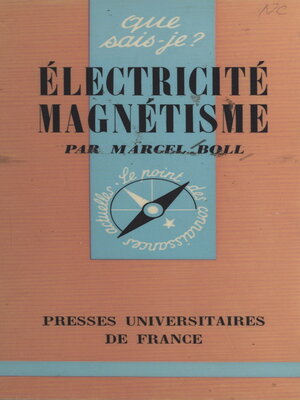 cover image of Électricité, magnétisme